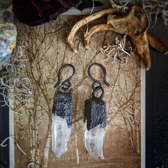 Quartz Electroformed Ear Weights - Picture 6 of 7